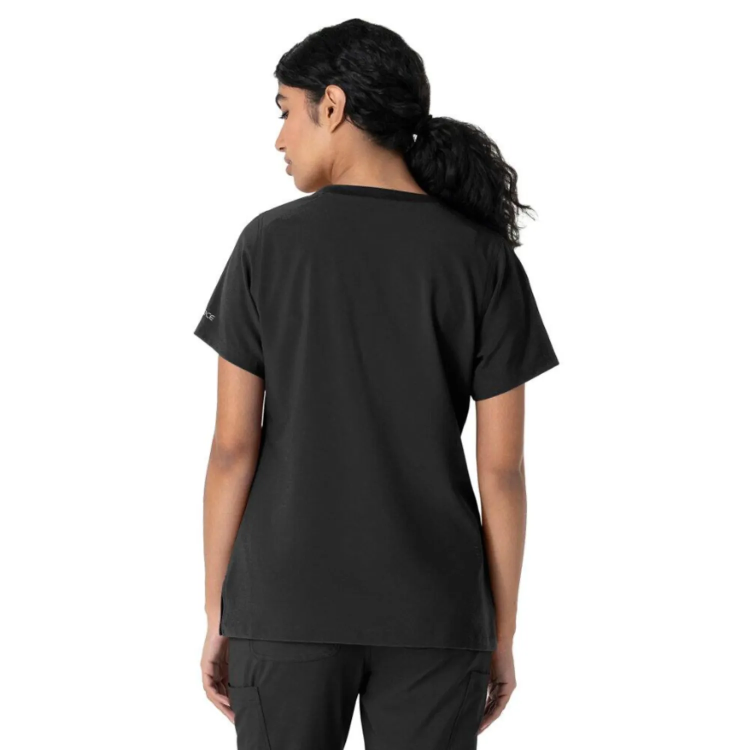 Carhartt Women's Cross Flex Crewneck Pocket Short Sleeve Scrub Top sold by Work World product image thumbnail 2