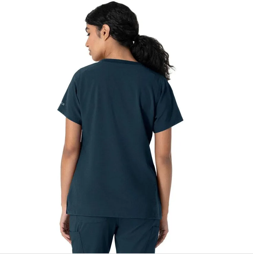 Carhartt Women's Cross Flex Crewneck Pocket Short Sleeve Scrub Top sold by Work World product image thumbnail 4