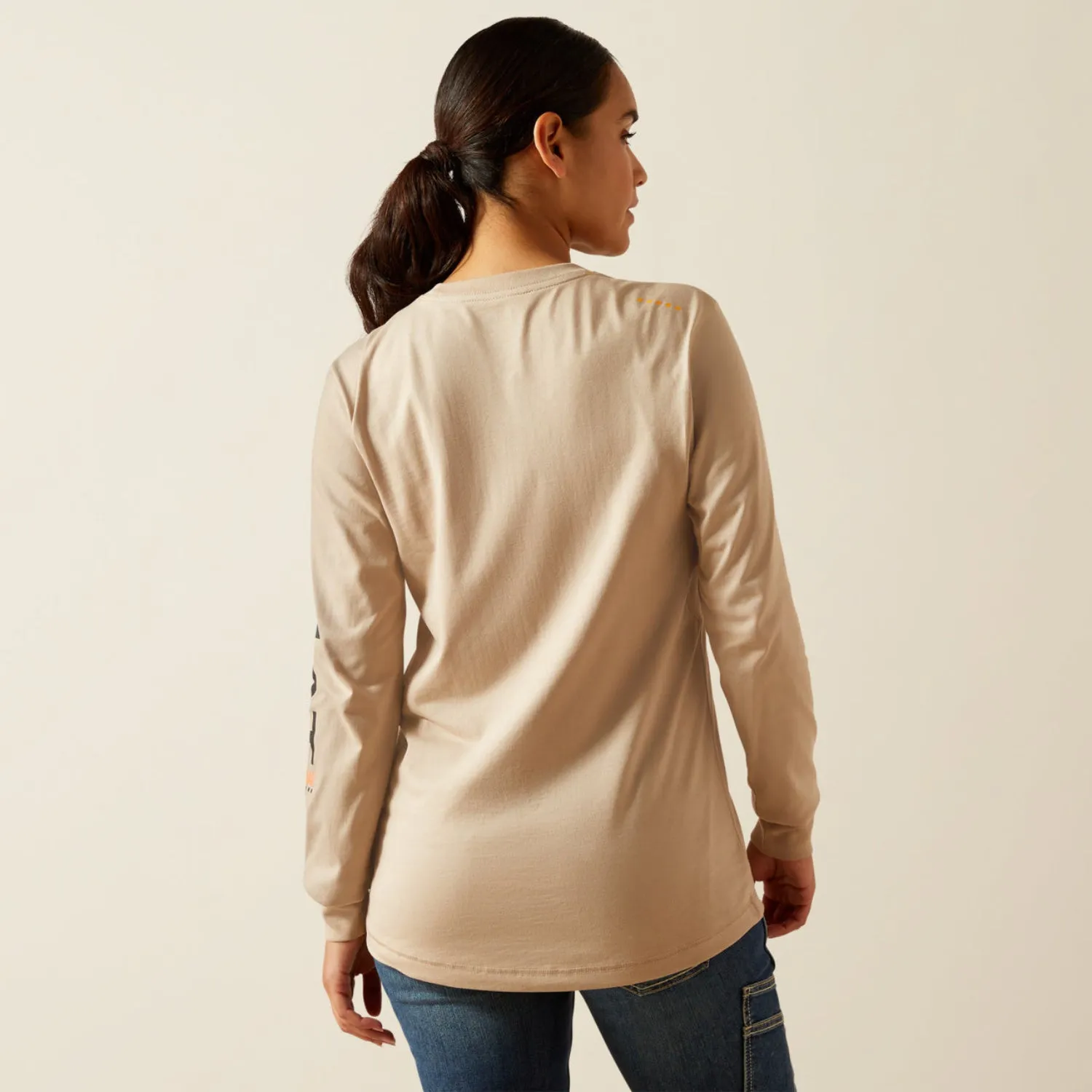 Ariat Women's Rebar Workman Logo Pocket Long Sleeve T-Shirt sold by Work World product image thumbnail 5