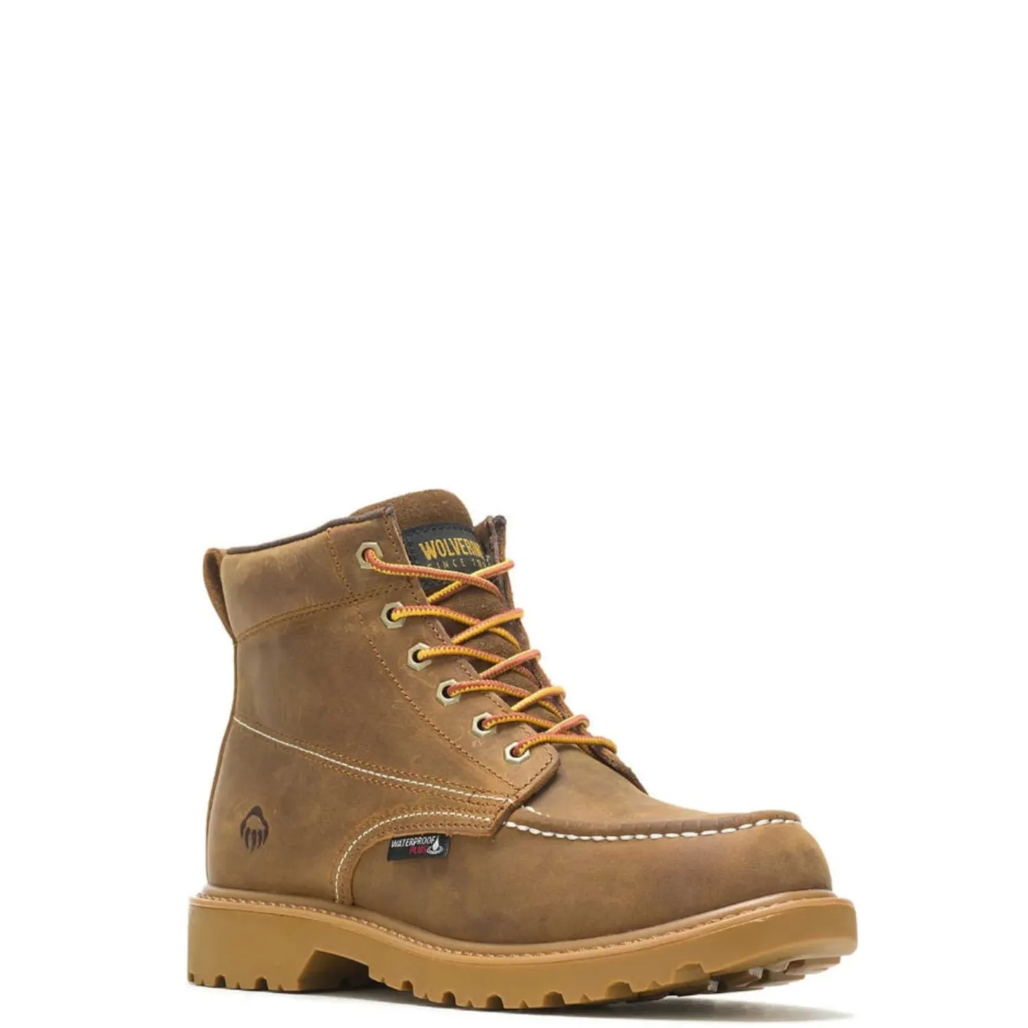 Wolverine Men's Floorhand Waterproof 6" Moc Toe Work Boot sold by Work World product image thumbnail 2