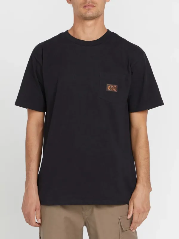 Volcom Men's Certifico Logo Pocket Short Sleeve T-Shirt made by Volcom