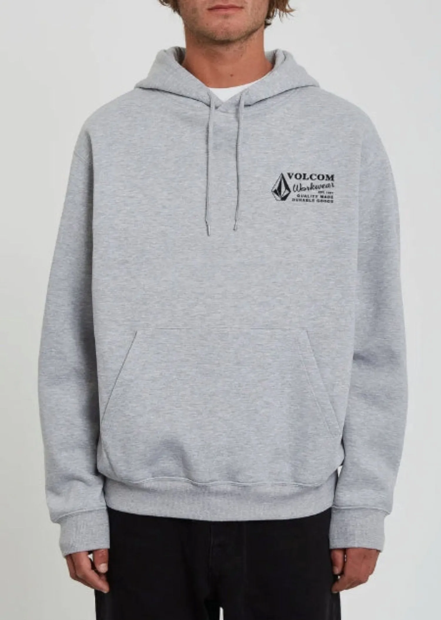 Volcom Men's Logo Graphic Fleece Pullover Hoodie sold by Work World product image thumbnail 4