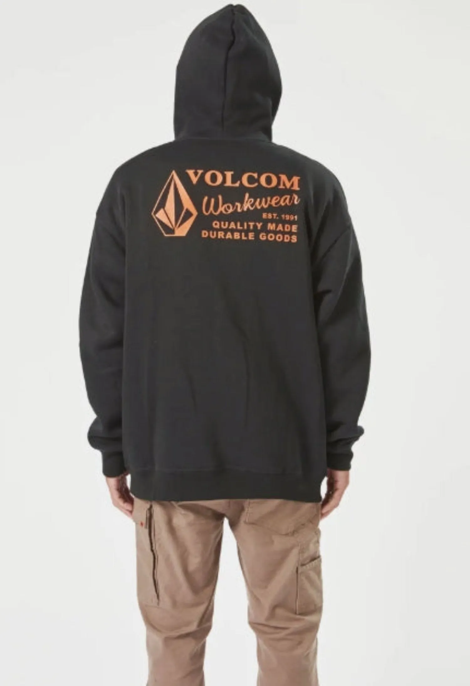 Volcom Men's Logo Graphic Fleece Pullover Hoodie sold by Work World product image thumbnail 2