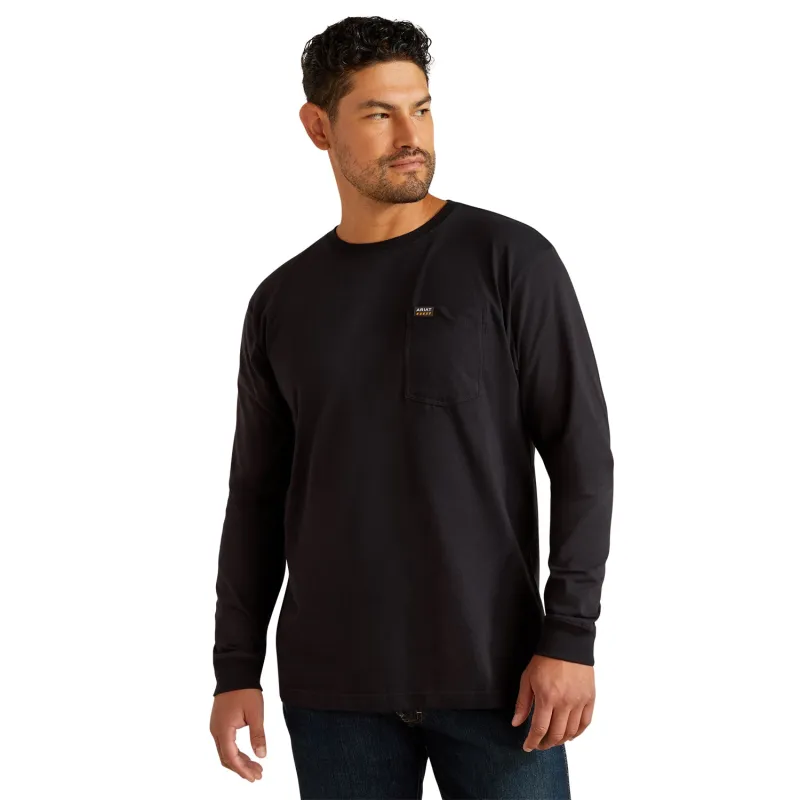 Ariat Men's Rebar Cotton Strong Standard Pocket T-Shirt made by Ariat