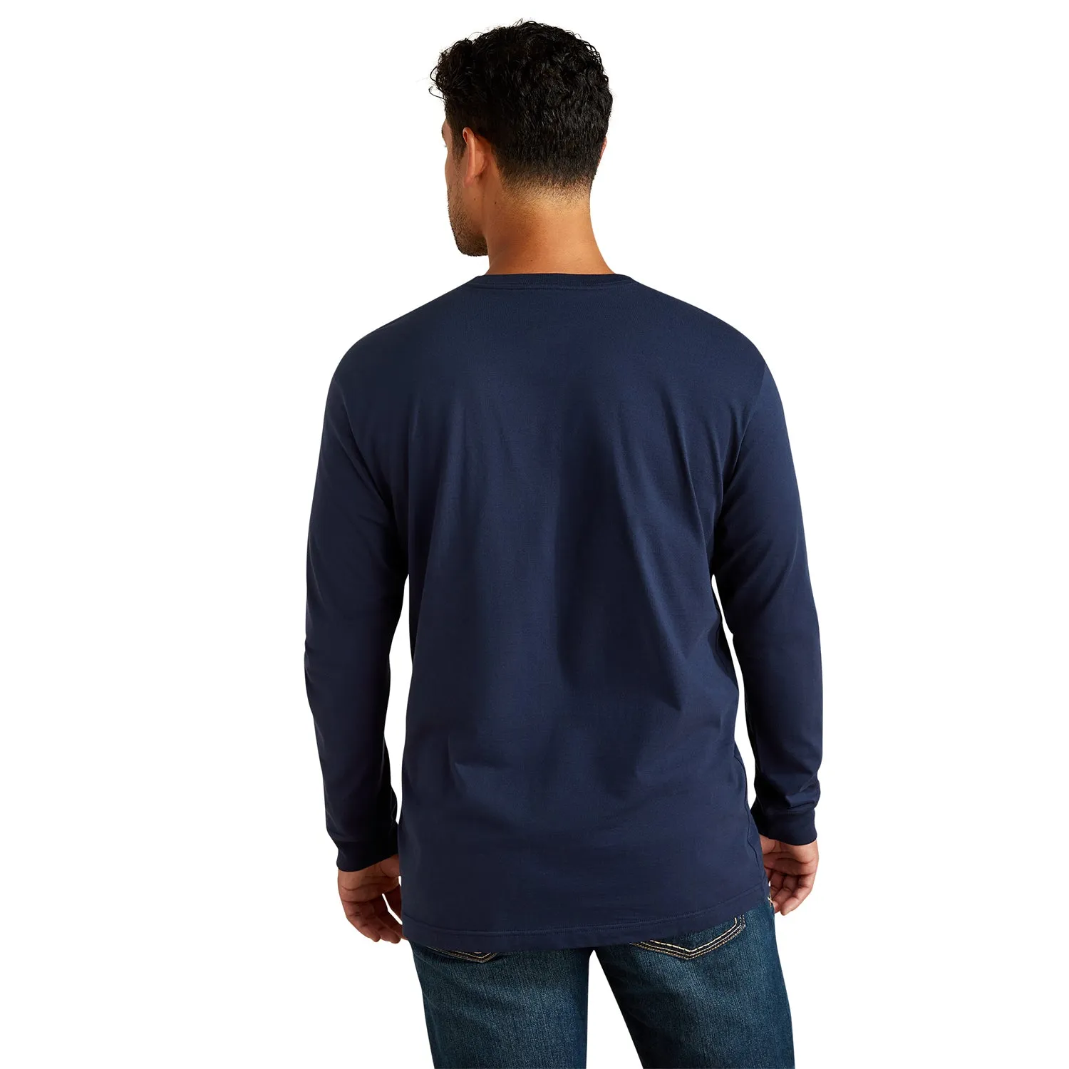 Ariat Men's Rebar Cotton Strong Standard Pocket T-Shirt sold by Work World product image thumbnail 2