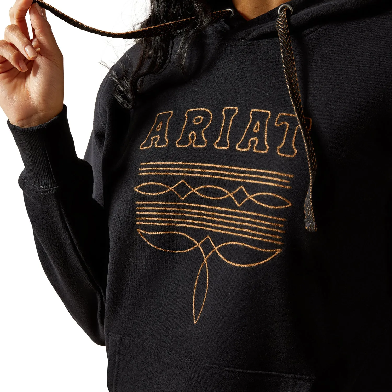 Ariat Women's Booted Logo Hoodie sold by Work World product image thumbnail 3