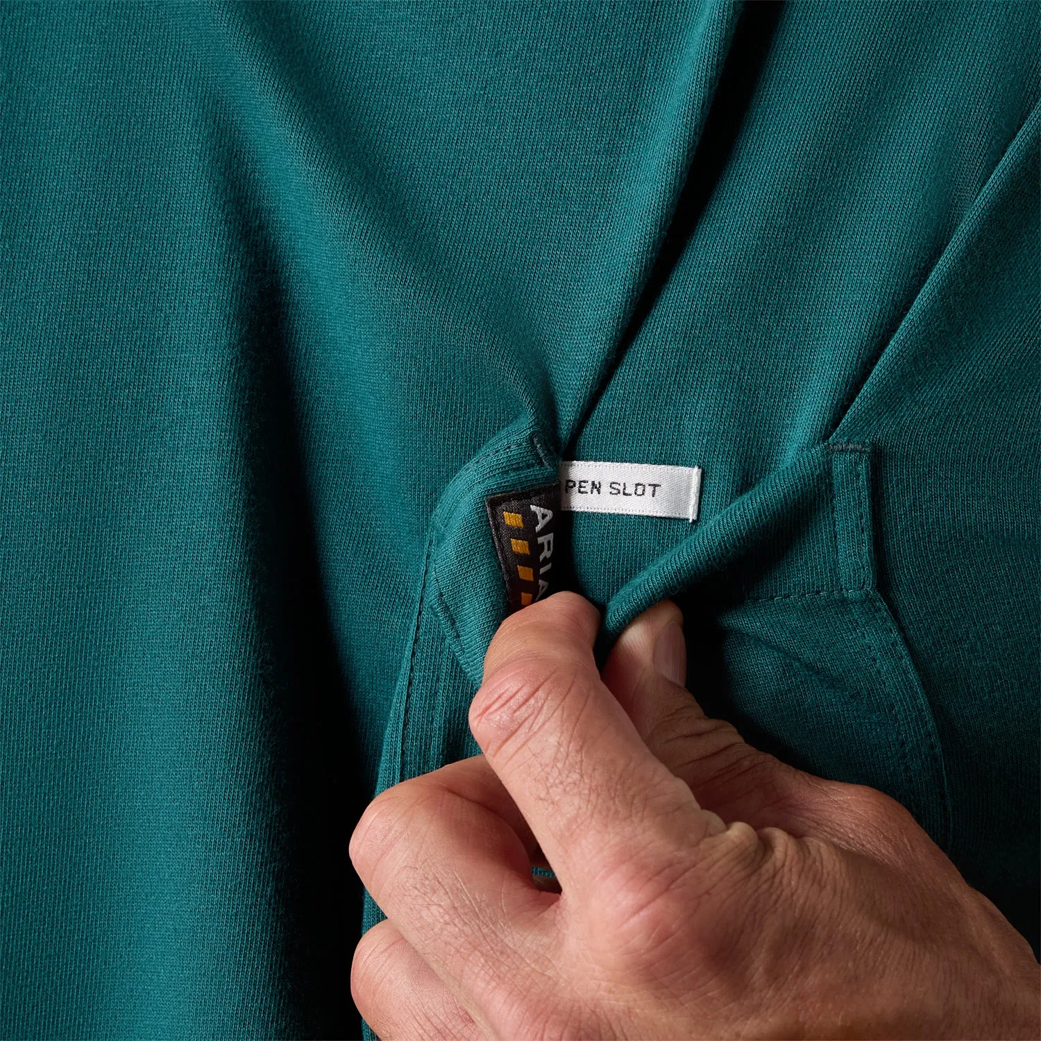 Ariat Men's Rebar Cotton Strong Standard Pocket T-Shirt sold by Work World product image thumbnail 4