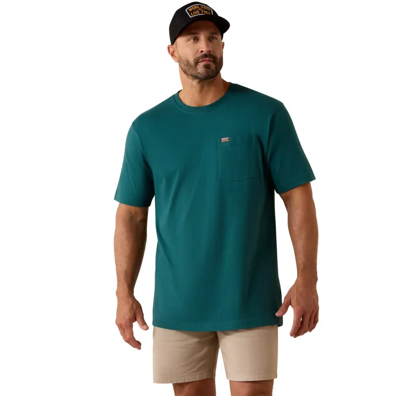 Ariat Men's Rebar Cotton Strong Standard Pocket T-Shirt made by Ariat