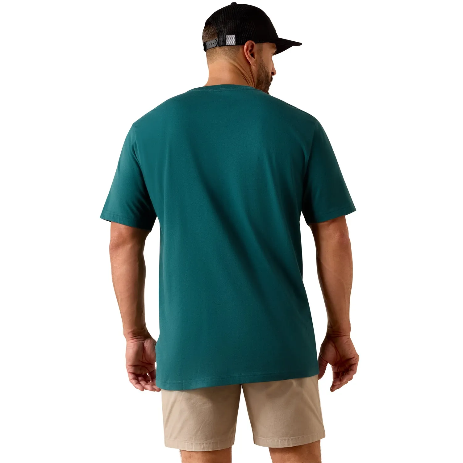 Ariat Men's Rebar Cotton Strong Standard Pocket T-Shirt sold by Work World product image thumbnail 2