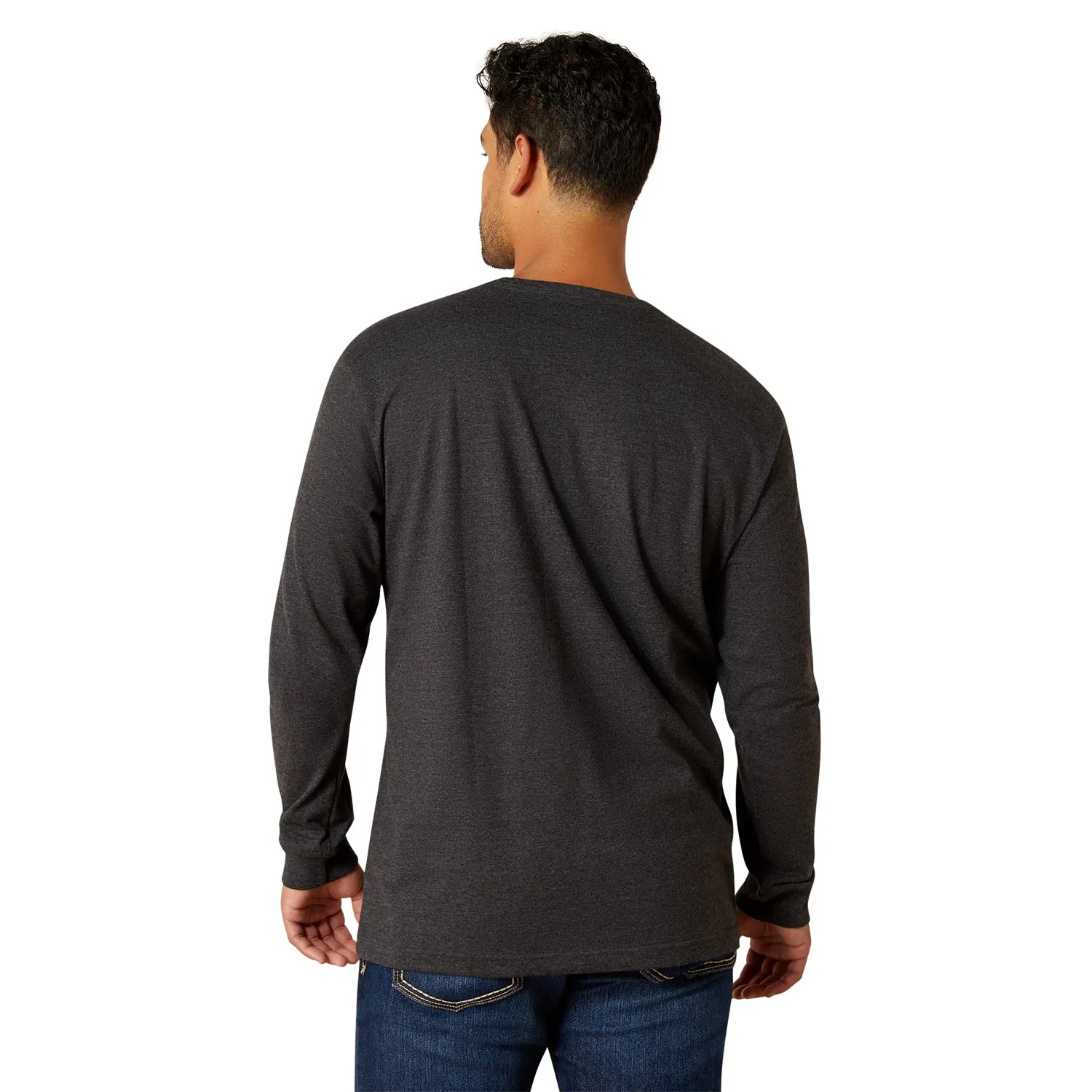 Ariat Men's Rebar Cotton Strong Standard Pocket T-Shirt sold by Work World product image thumbnail 2