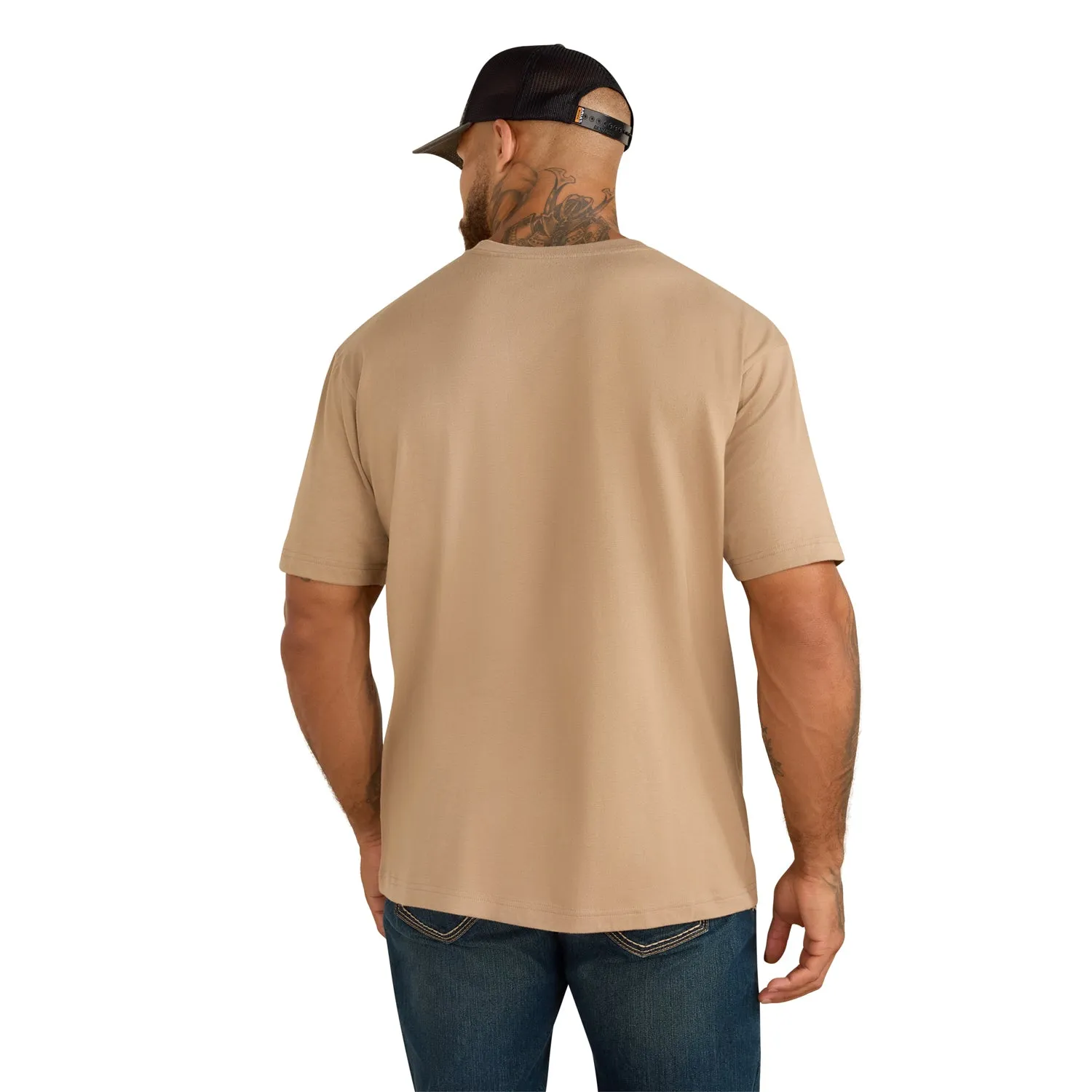 Ariat Men's Rebar Cotton Strong Standard Pocket T-Shirt sold by Work World product image thumbnail 2