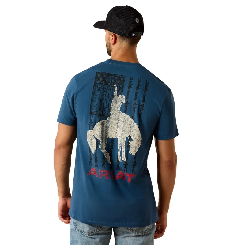Ariat Men's Flag Bronco Classic Fit T-Shirt made by Ariat