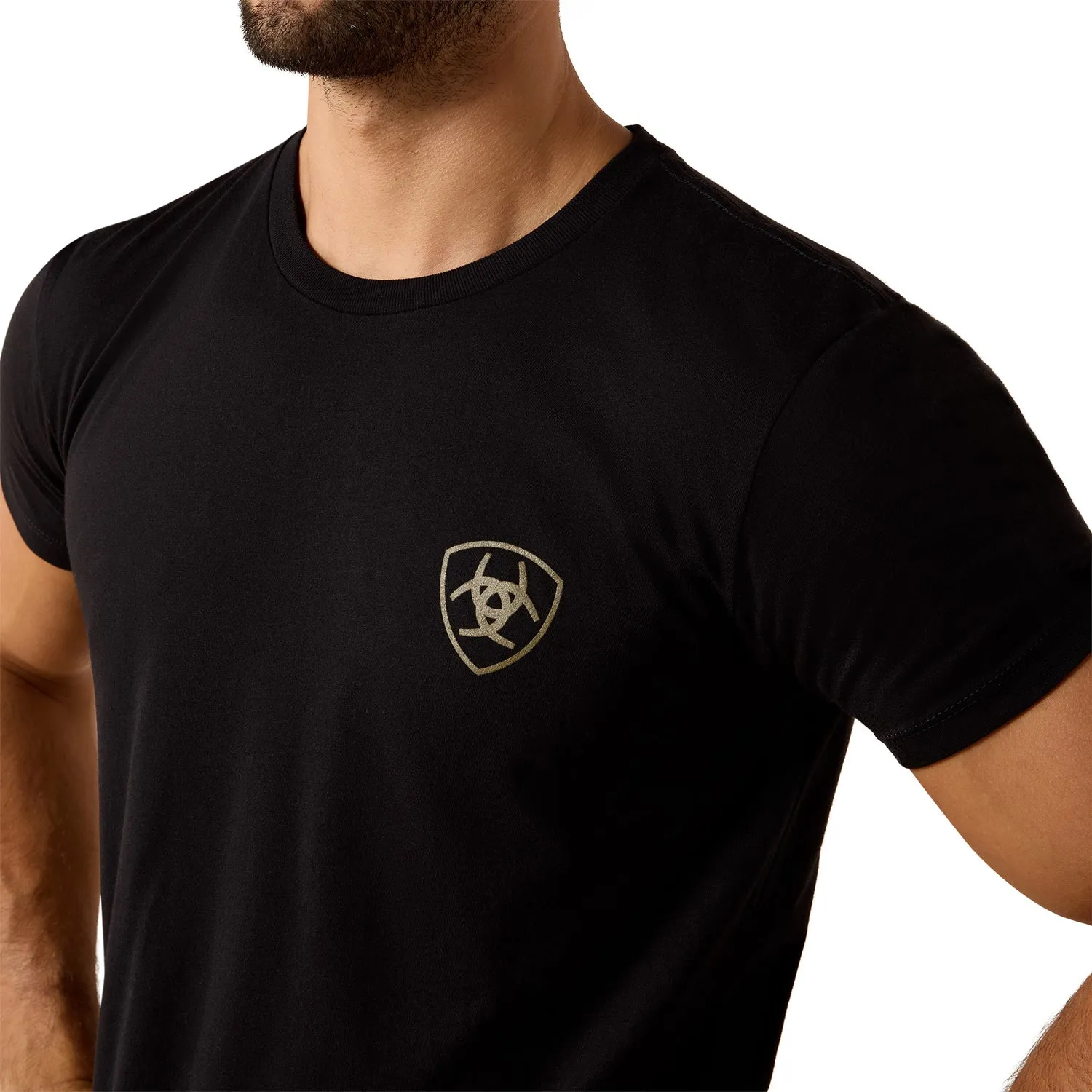 Ariat Men's Banner Badge T-Shirt sold by Work World product image thumbnail 4