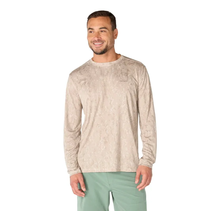 Carhartt Men's Force Sun Defender™ Relaxed Print Long Sleeve T-Shirt made by Carhartt
