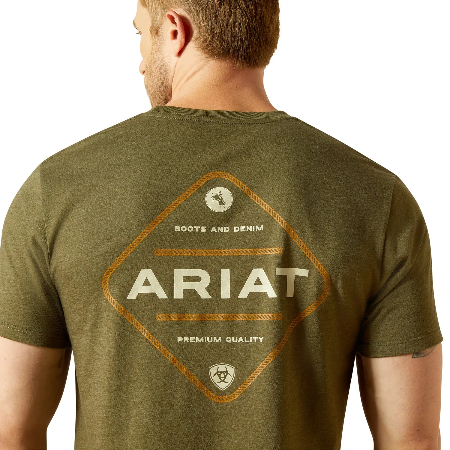 Ariat Men's Roped Diamond T-Shirt sold by Work World product image thumbnail 3