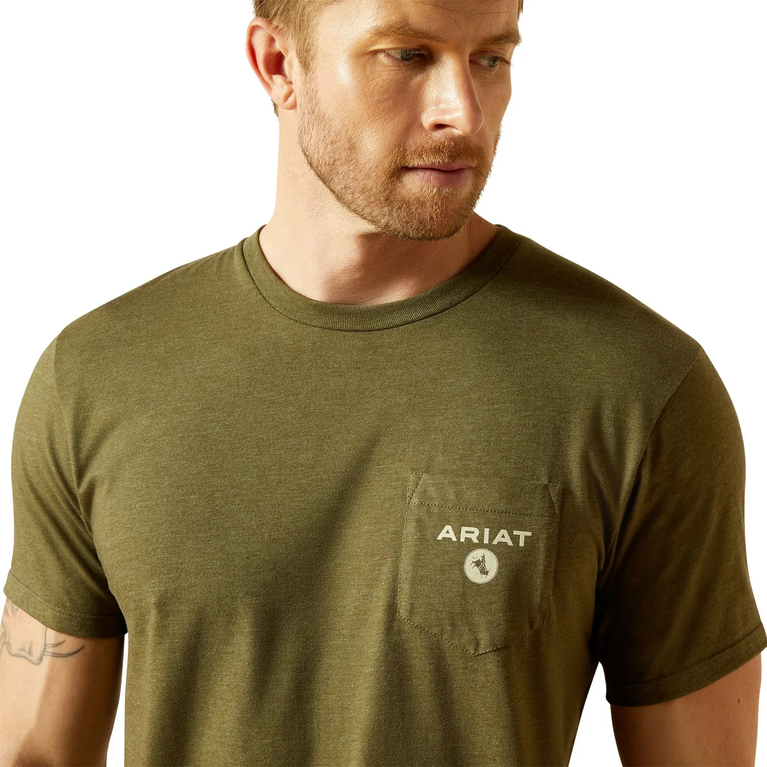 Ariat Men's Roped Diamond T-Shirt sold by Work World product image thumbnail 4