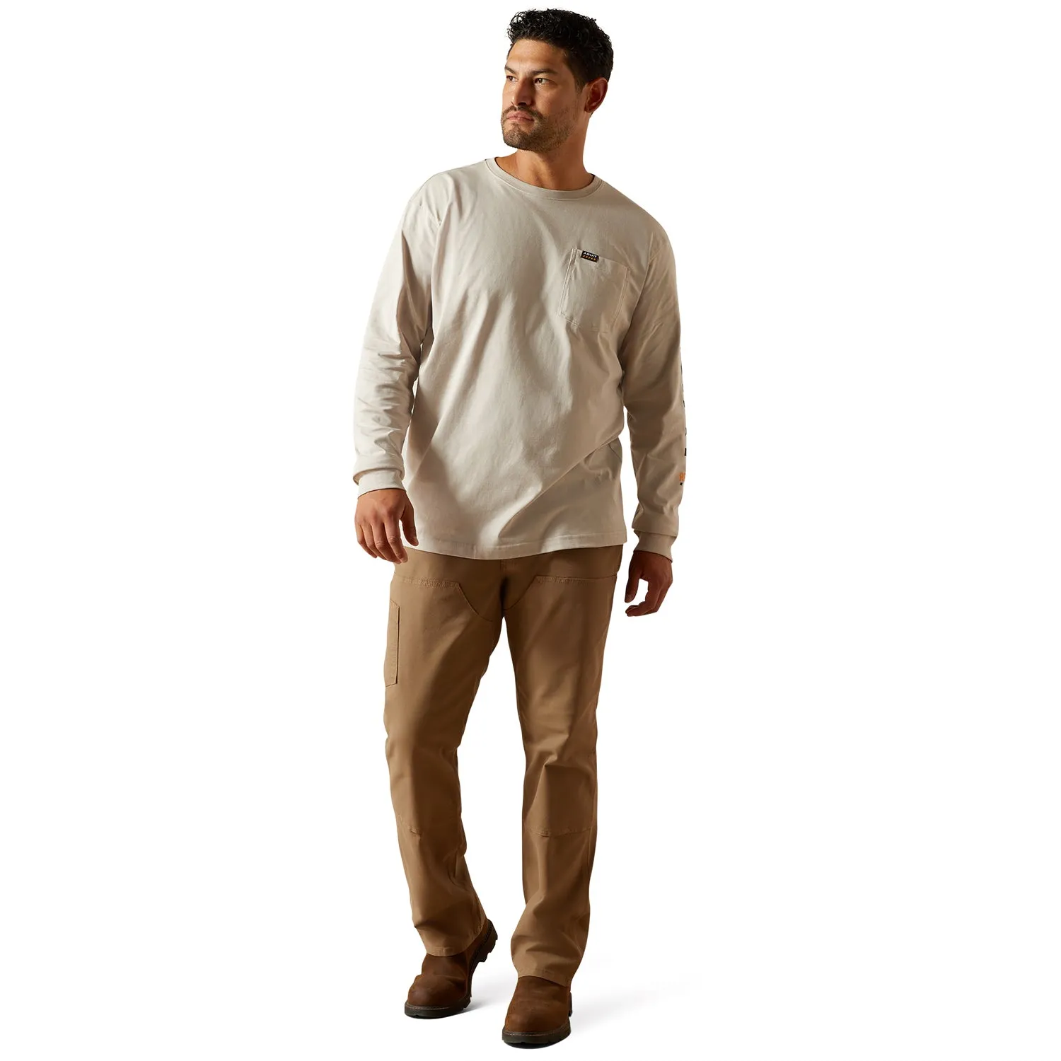 Ariat Men's Rebar Cotton Strong Standard Logo Pocket T-Shirt sold by Work World product image thumbnail 5