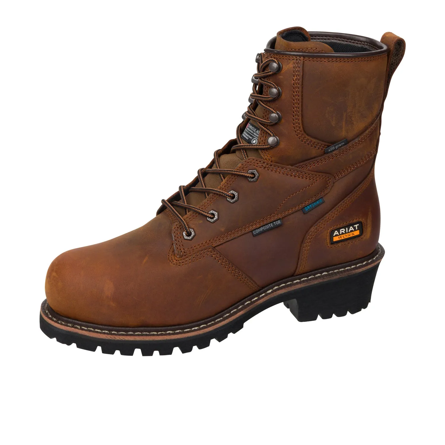 Ariat Men's Logger Shock Shield Waterproof Insulated Comp Toe Work Boot sold by Work World product image thumbnail 5