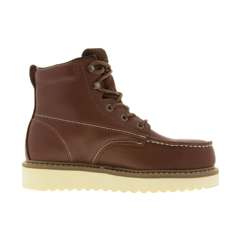 Wolverine Men's Moc-Toe Steel-Toe EH 6" Work Boot made by Wolverine