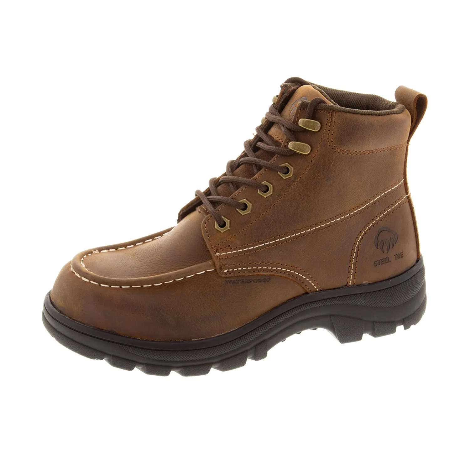 Wolverine Men's Carlsbad 6" Moc-Toe Steel-Toe Work Boot sold by Work World product image thumbnail 5