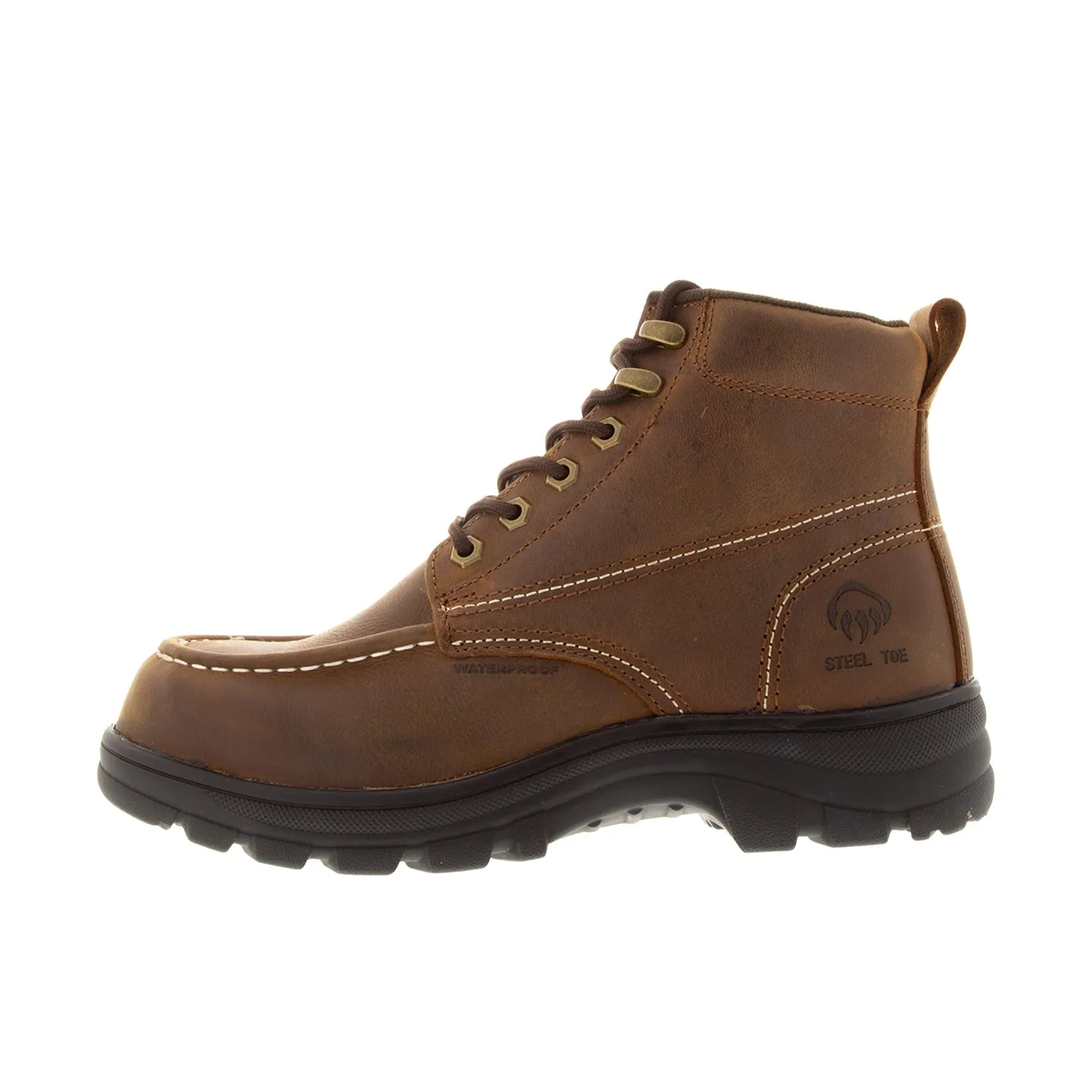 Wolverine Men's Carlsbad 6" Moc-Toe Steel-Toe Work Boot sold by Work World product image thumbnail 2