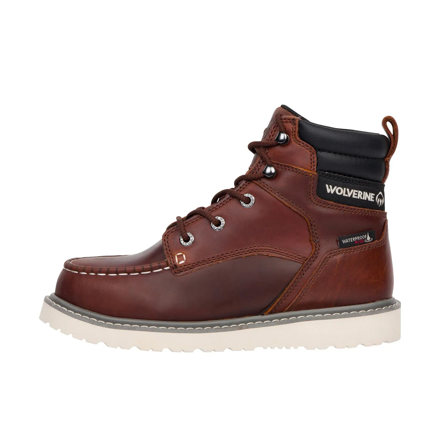 Wolverine Men's Trade Wedge 6" Moc-Toe Steel-Toe Work Boot sold by Work World product image thumbnail 2