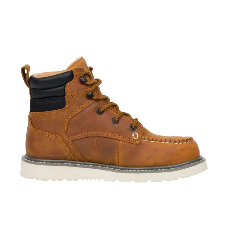 Wolverine Men's Trade Wedge 6" Moc-Toe Steel-Toe Work Boot made by Wolverine
