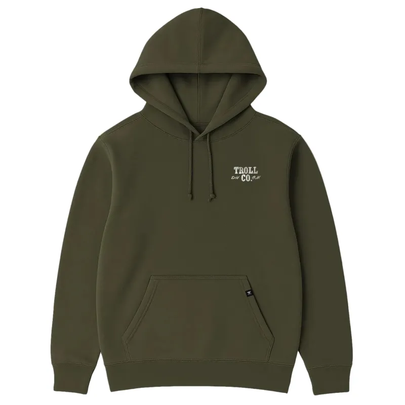 Troll Co. Men's Flagship Skull Hoodie made by Work World