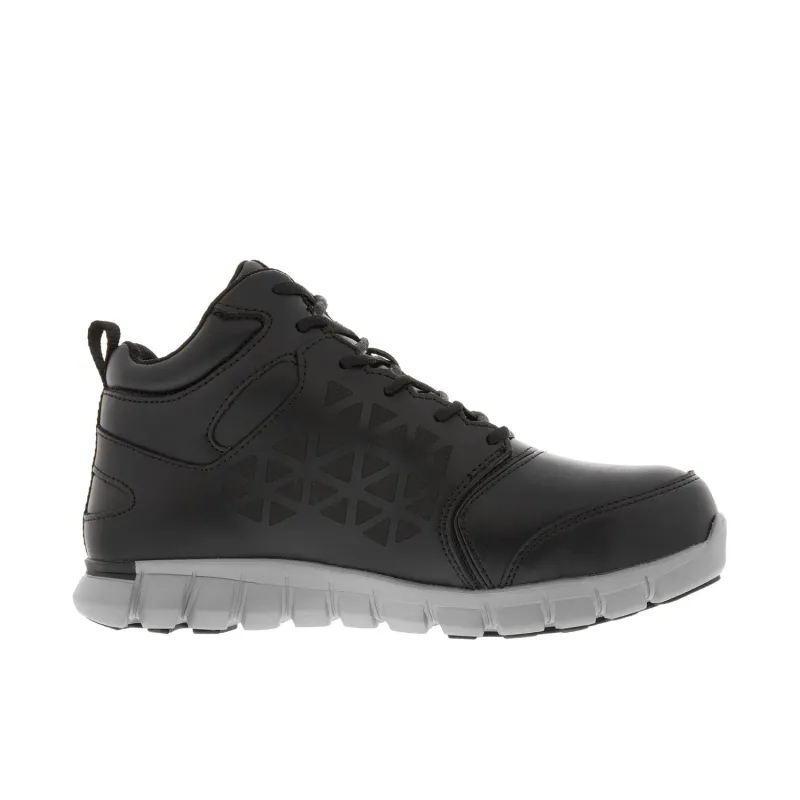 Reebok Work Men's Sublite Cushion Mid-Cut with CushGuardâ„¢ Internal Met Guard Alloy Toe Work Shoe made by Work World