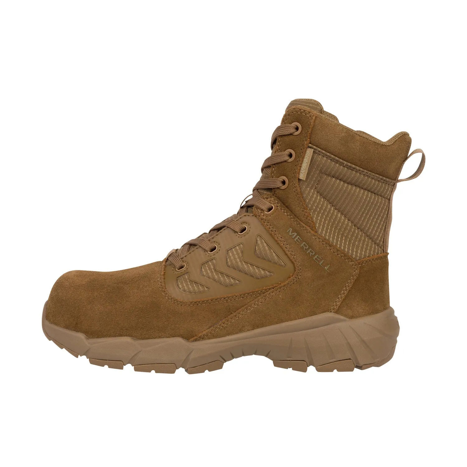 Merrell Men's Fullbench 8" Tactical Zip Waterproof Carbon Fiber Work Boot sold by Work World product image thumbnail 2