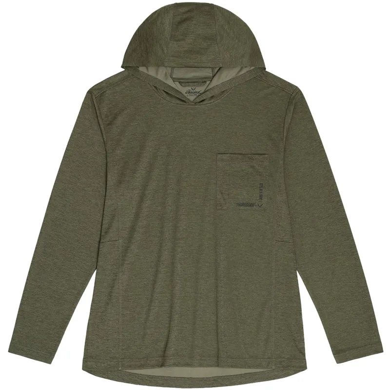 Thorogood Men's Lightweight UPF COOLMAX® Hooded Long Sleeve T-shirt made by Work World