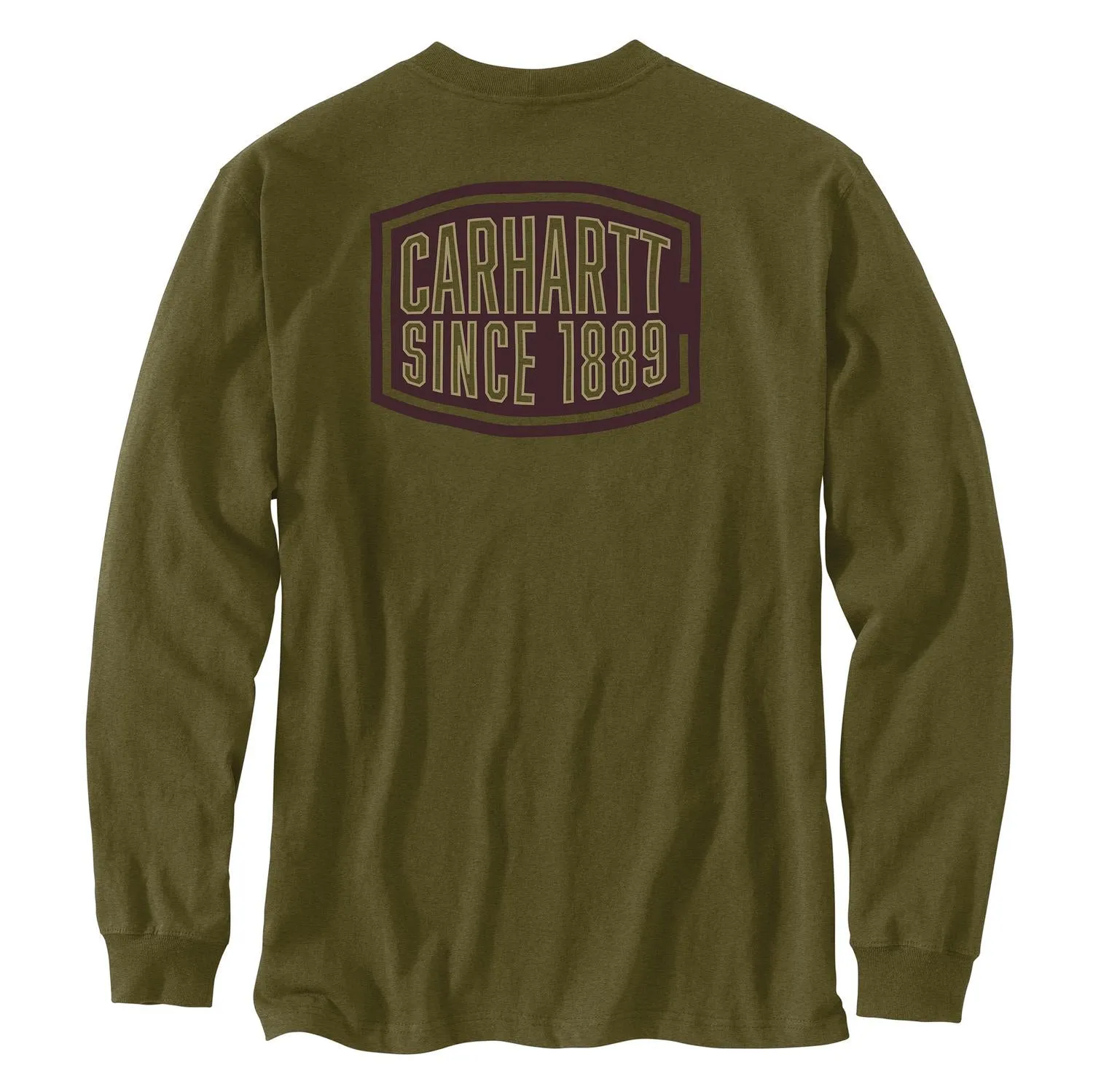 Carhartt Men's Loose Fit Heavyweight Long-Sleeve Pocket 1889 Graphic T-Shirt sold by Work World product image thumbnail 3