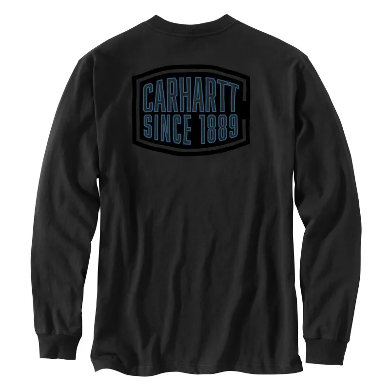 Carhartt Men's Loose Fit Heavyweight Long-Sleeve Pocket 1889 Graphic T-Shirt made by Carhartt
