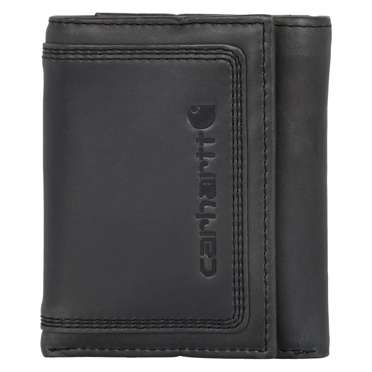 Carhartt Leather Triple-Stitched Trifold Wallet sold by Work World