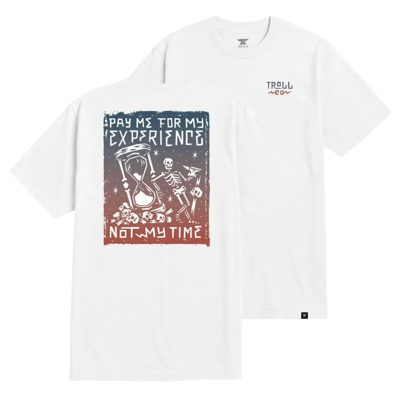 Troll Co. Men's Pay Me Hourglass T-Shirt made by Work World