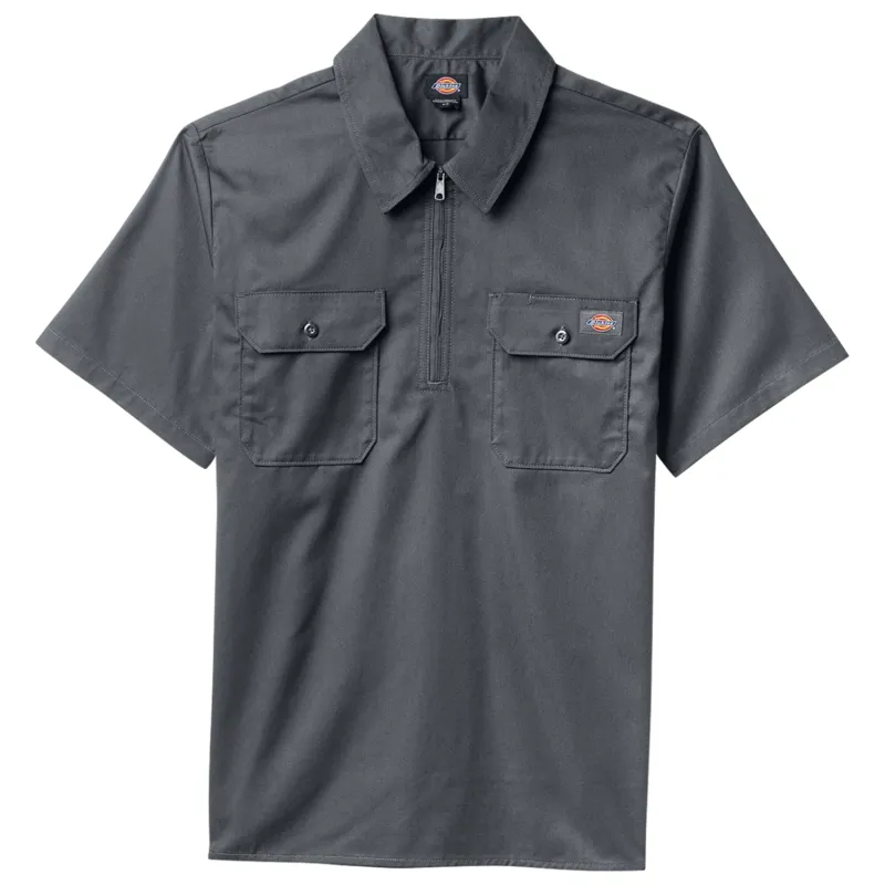 Dickies Men's 1/4 Zip Work Shirt made by Dickies