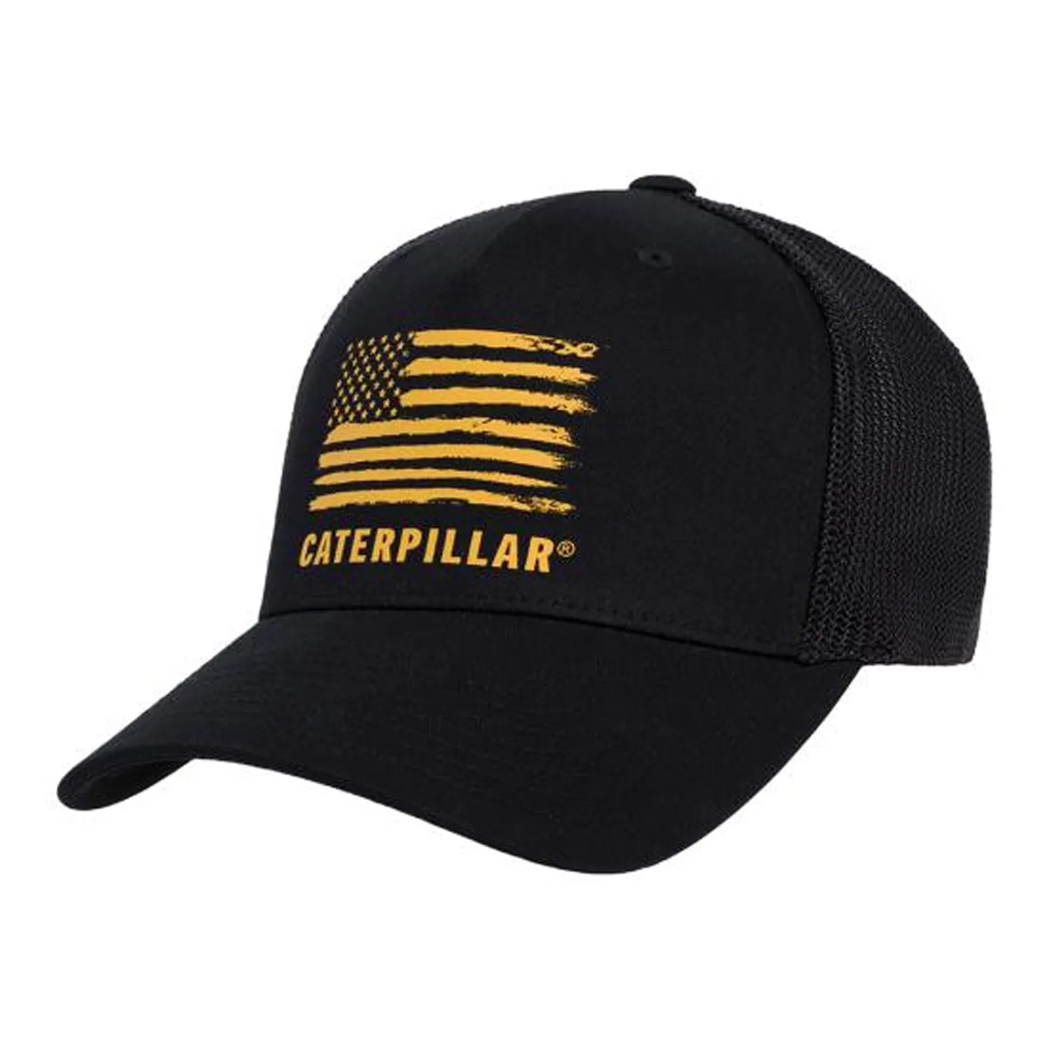 CAT Flag Flexfit 110 Cap sold by Work World product image thumbnail 2