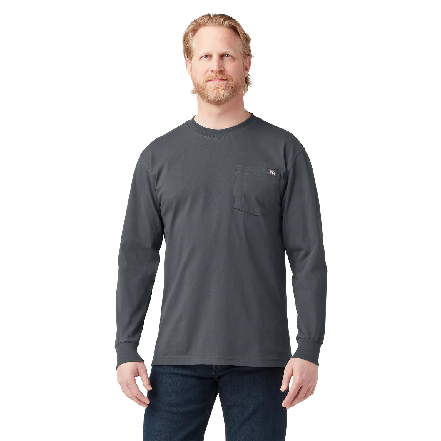 Dickies Men's Long Sleeve Heavyweight Pocket T-Shirt sold by Work World