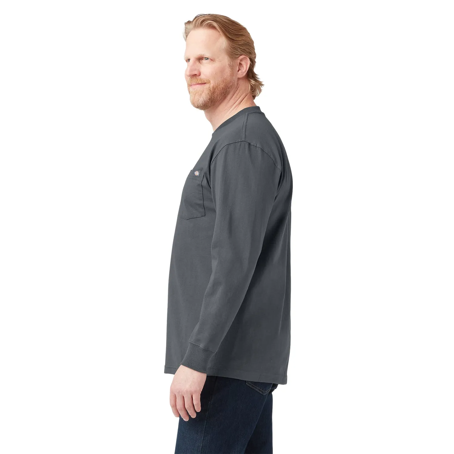 Dickies Men's Long Sleeve Heavyweight Pocket T-Shirt sold by Work World product image thumbnail 3