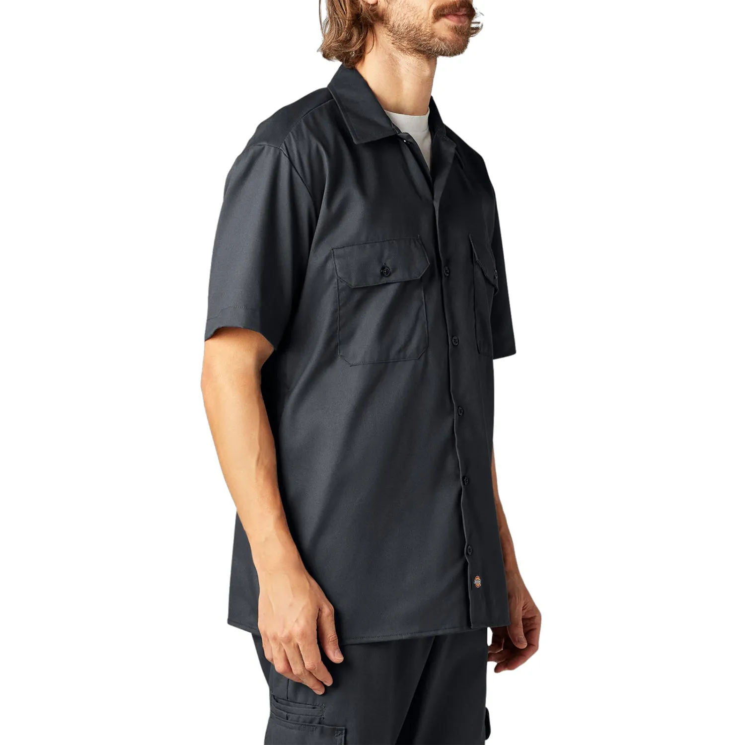 Dickies Men's FLEX Relaxed Fit Short Sleeve Work Shirt sold by Work World product image thumbnail 4
