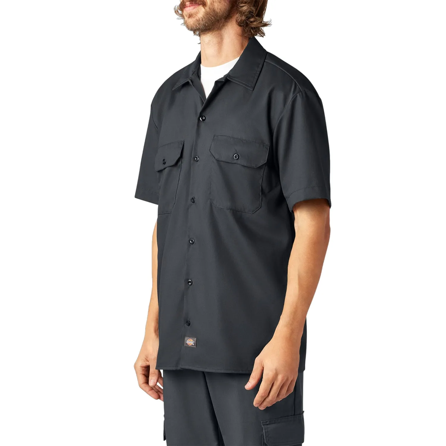 Dickies Men's FLEX Relaxed Fit Short Sleeve Work Shirt sold by Work World product image thumbnail 3