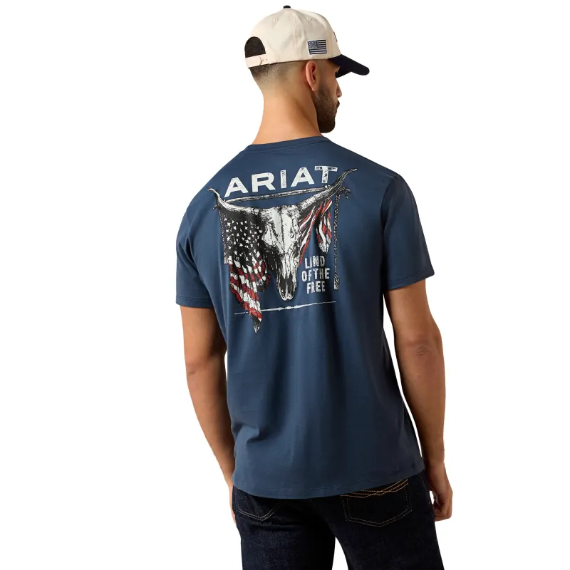 Ariat Men's Longhorn Patriot Bravery T-Shirt made by Ariat