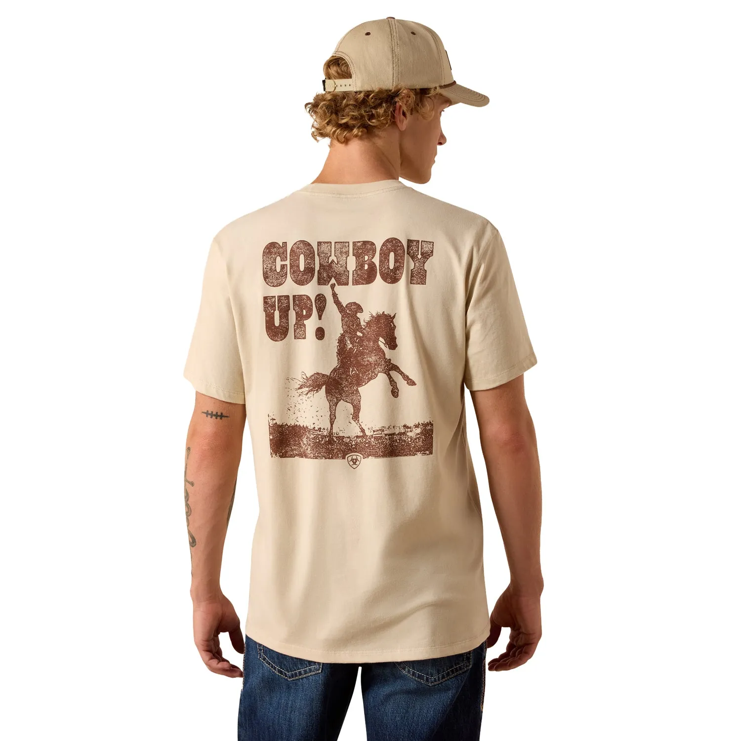 Ariat Men's Cowboy Up Classic Fit T-Shirt sold by Work World