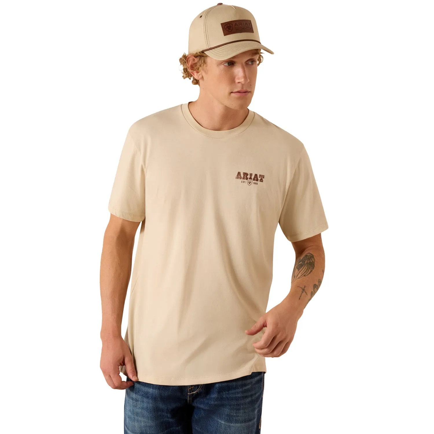 Ariat Men's Cowboy Up Classic Fit T-Shirt sold by Work World product image thumbnail 2