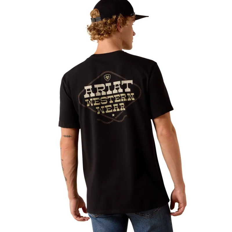 Ariat Men's Country and Western Lockup Classic Fit T-Shirt made by Ariat
