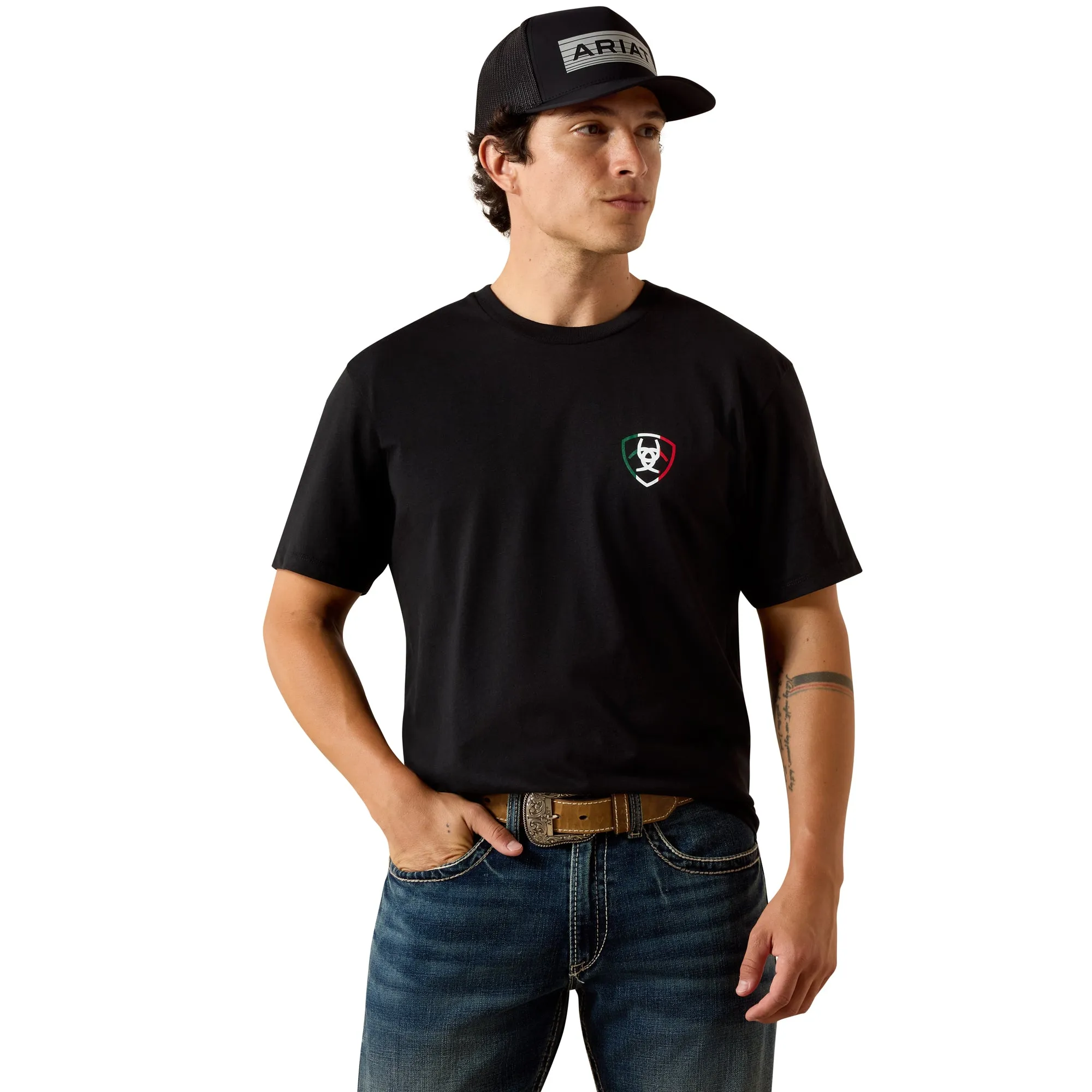 Ariat Men's Buckin Baqueno Short Sleeve T-Shirt sold by Work World product image thumbnail 2