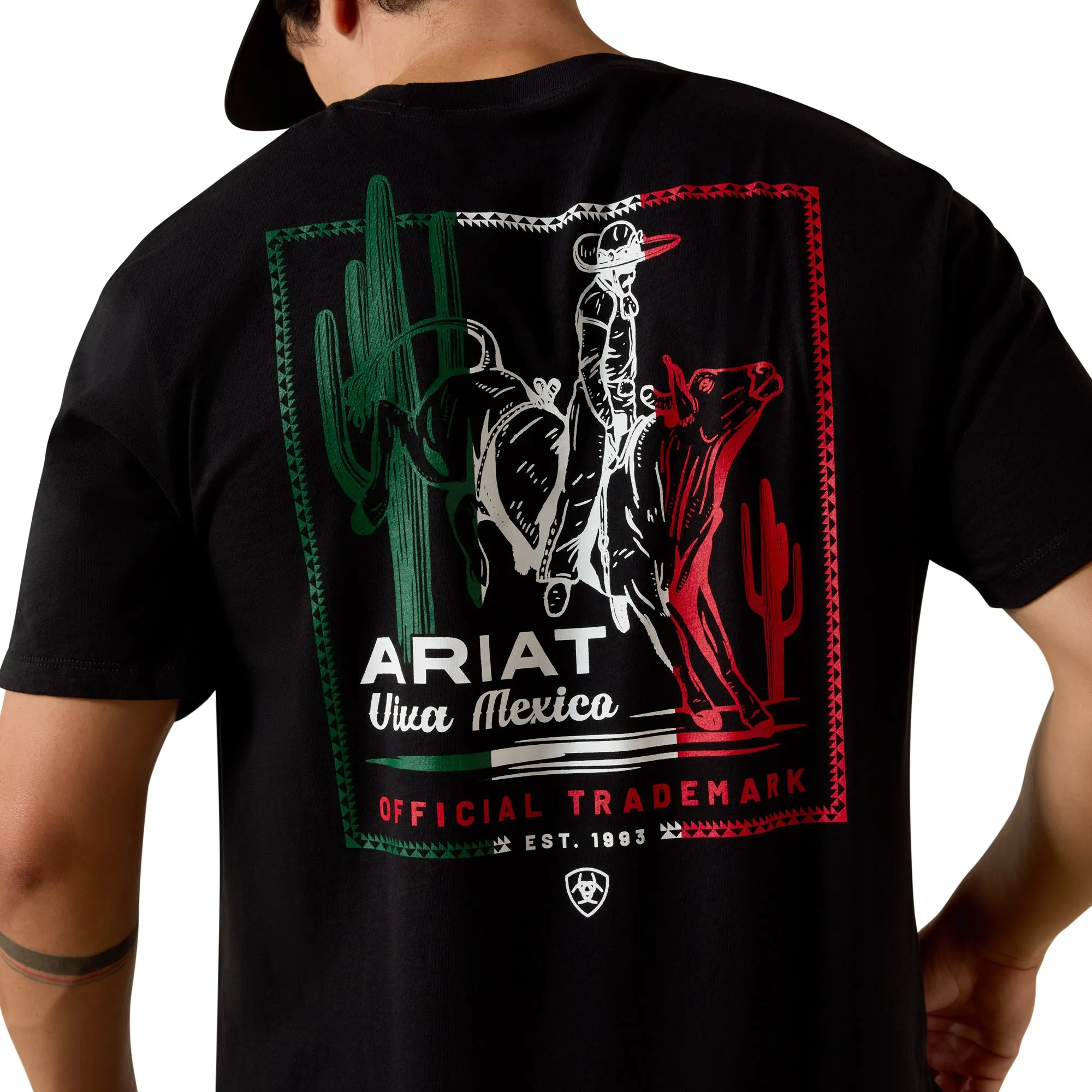 Ariat Men's Buckin Baqueno Short Sleeve T-Shirt sold by Work World product image thumbnail 4