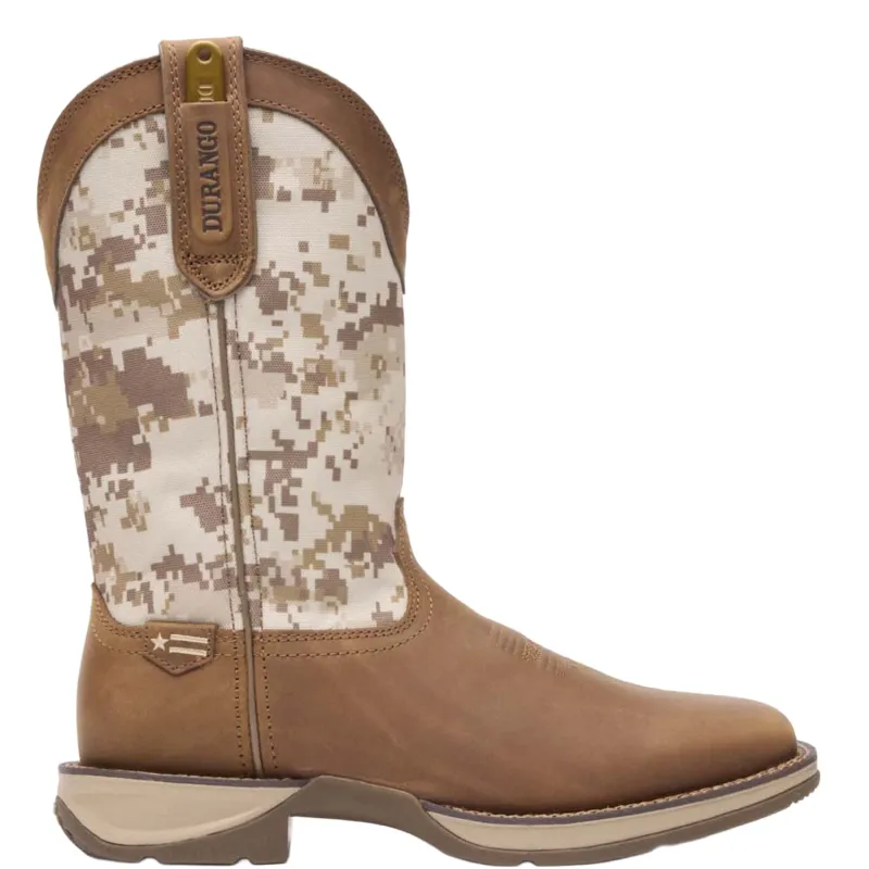 Durango Men's Rebel Desert Camo Pull-on Soft Toe Work Boot made by Durango