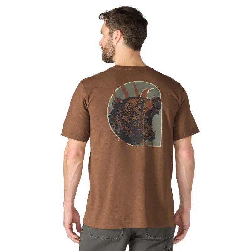 Carhartt Men's Irvine Bear Graphic Relaxed Fit Pocket Short Sleeve T-Shirt made by Carhartt