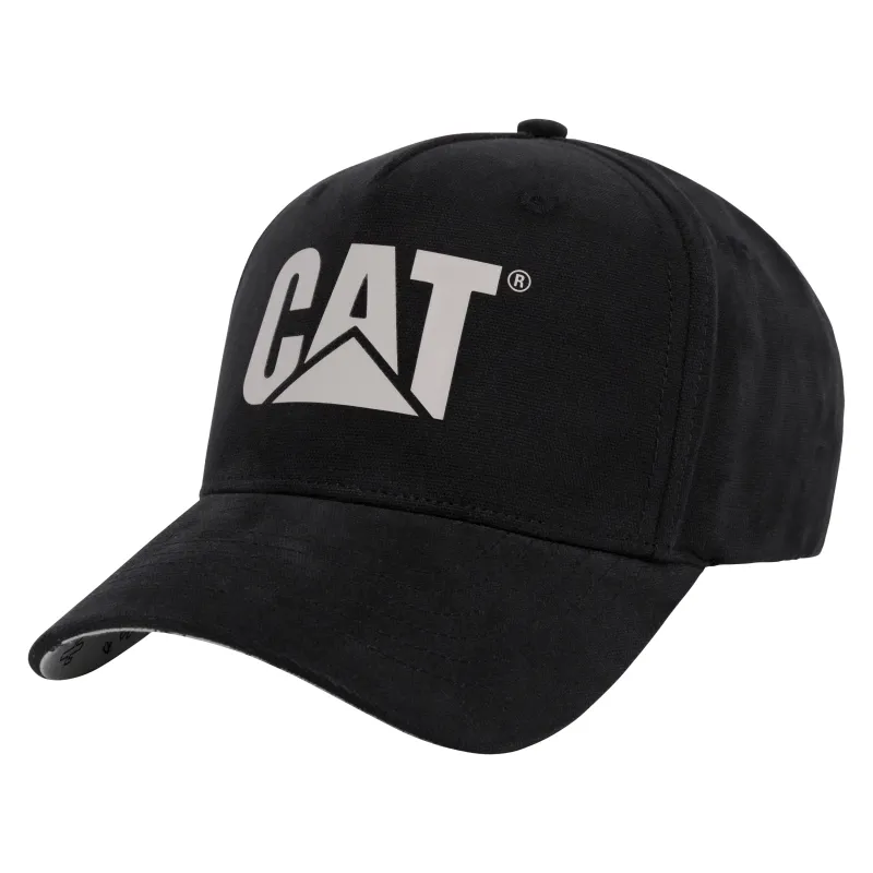 CAT Brushed Canvas Logo Design Mark Cap made by Caterpillar